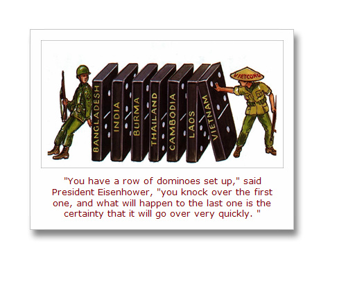 The Domino Theory - The threat of Communism